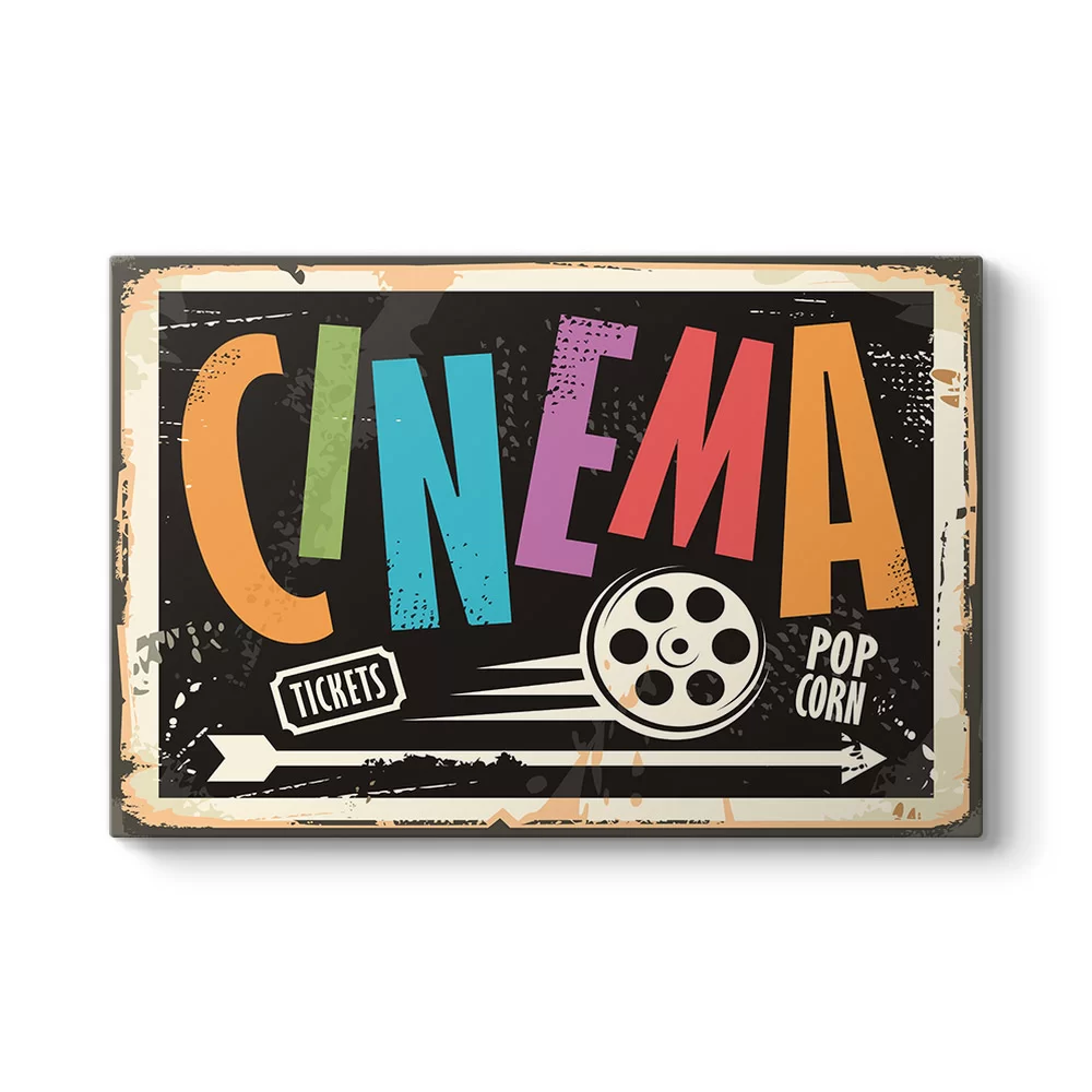 Vintage Sinema Tablosu - Model 1